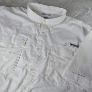 Columbia PFG Vented Fishing Camp Omni Shade Blood N Guts Men Sz 3X